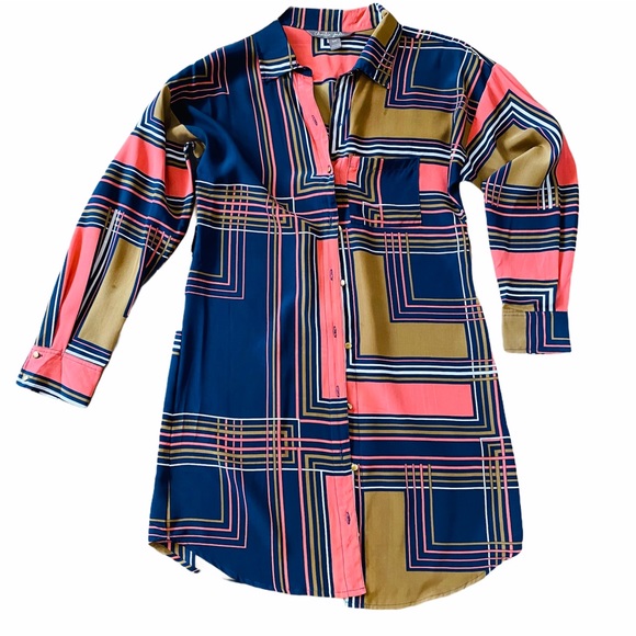 Gorgeous Charlie Jade Modern Print Pure Silk Dres - Picture 4 of 12